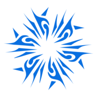 azul cor étnico mandala padrão Projeto ilustração. perfeito para logotipos, ícones, adesivos, tatuagens, Projeto elementos para sites, anúncios e mais. png