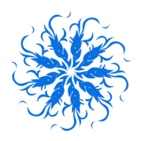 azul cor étnico mandala padrão Projeto ilustração. perfeito para logotipos, ícones, adesivos, tatuagens, Projeto elementos para sites, anúncios e mais. png