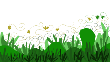 fundo ilustração do uma natural tema este contém verde elementos. perfeito para papeis de parede, fundos, bandeiras, revista cobre e outras com natureza e natural temas. png