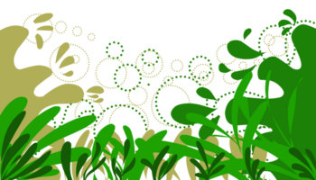 fundo ilustração do uma natural tema este contém verde elementos. perfeito para papeis de parede, fundos, bandeiras, revista cobre e outras com natureza e natural temas. png