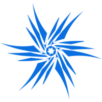 Blau Farbe ethnisch Mandala patern Design Illustration. perfekt zum Logos, Symbole, Aufkleber, Tätowierungen, Design Elemente zum Webseiten, Anzeige und mehr. png