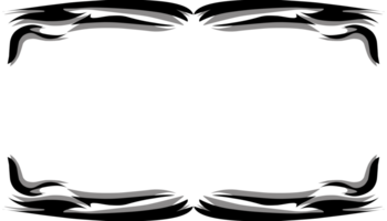 Hintergrund Design mit schwarz und grau abstrakt Rahmen png