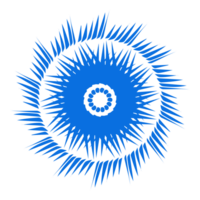 azul cor étnico mandala padrão Projeto ilustração. perfeito para logotipos, ícones, adesivos, tatuagens, Projeto elementos para sites, anúncios e mais. png