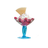 Eis Sahne Eisbecher isoliert auf ein transparent Hintergrund png