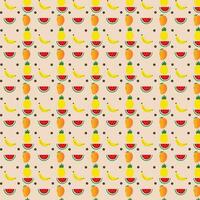 Fruit pattern AOP All over print T shirt design and other design. vector