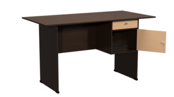 3d rendering of office desk collection, suitable for selling interior assets png