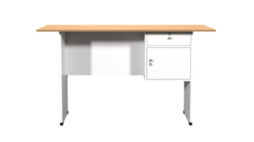 3d rendering of office desk collection, suitable for selling interior assets png