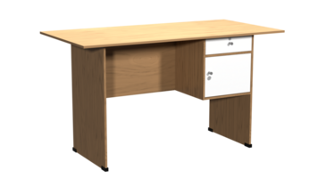 3d rendering of office desk collection, suitable for selling interior assets png