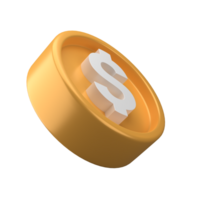 3d rendering of coins with different styles perspective, suitable for financial assets, 3d icons set png