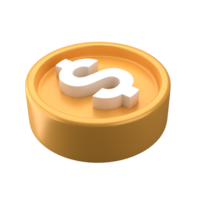 3d rendering of coins with different styles perspective, suitable for financial assets, 3d icons set png