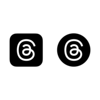 trådar logotyp png, trådar ikon transparent png
