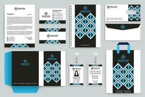 Modern professional stationery design vector