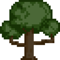 píxel estilo árbol png