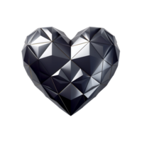 The Hearts - The Black Heart - Ai generated - Generative AI png