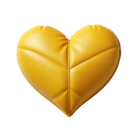 The Hearts - The Yellow Heart - Ai generated - Generative AI png