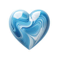 The Hearts - Blue Heart - Ai generated - Generative AI png