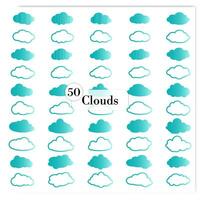 Vector cloud shape collection set