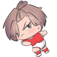 Deportes jugador chibi png