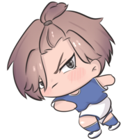 Sports player chibi png