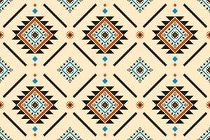 Geometric ethnic seamless pattern traditional. American, Mexican style. Aztec tribal ornament print. vector