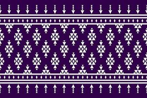 Ethnic Aztec pattern art. Geometric seamless pattern in tribal, folk embroidery, and Mexican style. vector