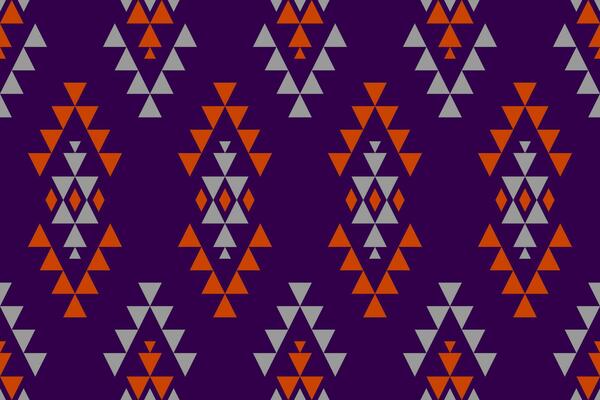 Fabric Mexican style. Geometric ethnic seamless pattern in tribal. Aztec art ornament print.