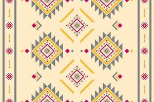 Carpet tribal pattern art. Geometric ethnic seamless pattern traditional. American, Mexican style. vector