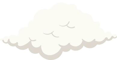 White Cloud Element vector