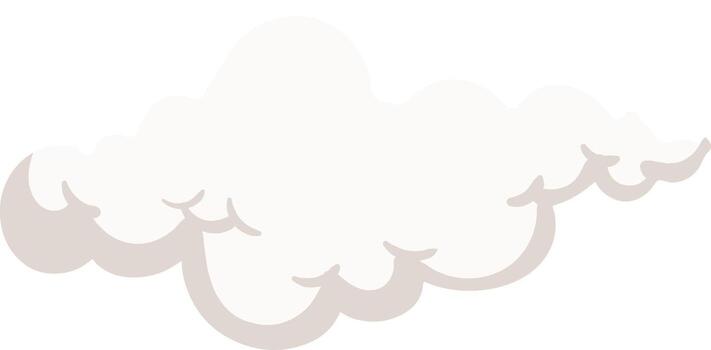 White Cloud Element vector