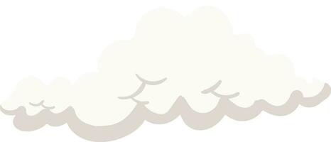 White Cloud Element vector