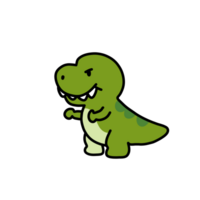 Little green Dinosaur png