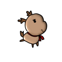 Little reindeer christmas png