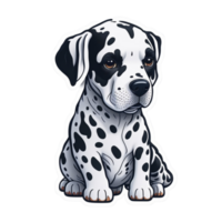 chiot mignonne dalmatien png