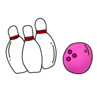 Sport bowling cartoon png