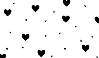 Miniheart black and white background photo