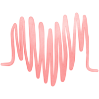 cœur taux isolé sur transparent Contexte png