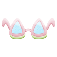 Watermelon glasses isolated on transparent background png