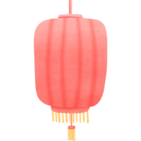 Chinese lantern isolated on transparent background png