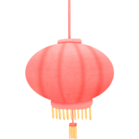 Chinese lantern isolated on transparent background png