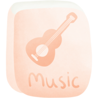 Music book isolated on transparent background png