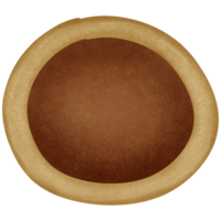 chocola koekje geïsoleerd Aan transparant achtergrond png