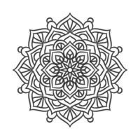 Ethnic Mandala Round Ornament Pattern vector