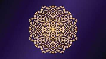 Mandala round ornament background template vector