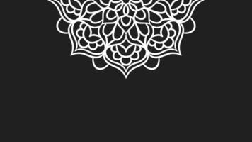 Mandala round ornament background template vector