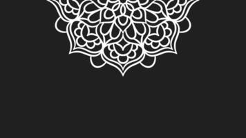 plantilla de fondo de ornamento redondo de mandala vector