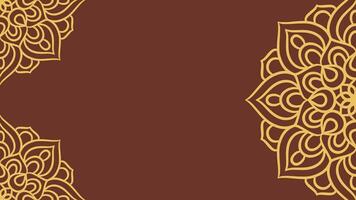 Mandala round ornament background template vector