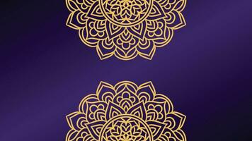 Mandala round ornament background template vector