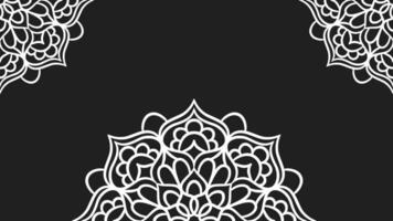 Mandala round ornament background template vector