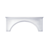 Classic antique white marble arch column in Roman and Renaissance style.Digital illustration. Antique scenery, part of the amphitheater, archaeological sculptures, theatrical scene png