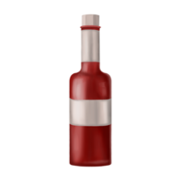 transparent Glas Krug mit Tomate Paste. Digital Illustration. anwendbar zum Verpackung Design, Postkarten, Drucke, Textilien png